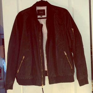 Plus Size Black Bomber Jacket Size 18/20